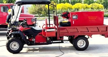 High Pressure Fine Mist Foam Type Four-wheel Powered Mobile Fire Extinguishing Station