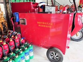 High Pressure Fine Mist Foam Type Intelligent Mobile Fire Extinguishing Station