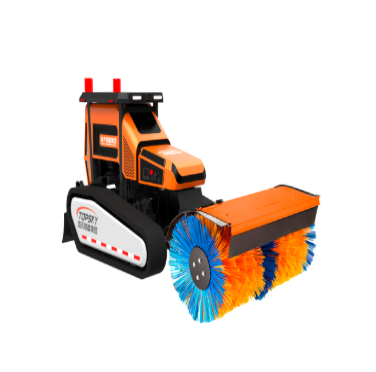 Firefighting Fire Extinguishing Robot 3rd Generation Oil Powered Hydraulic With Water Hose Frame
