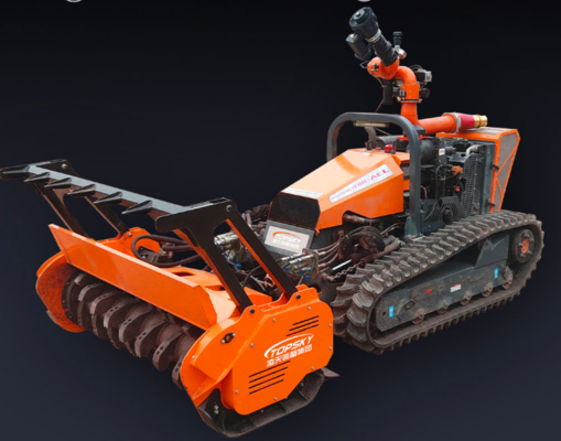 Establishment Of Forest Isolation Zone For Deploying Fire Fighting Robots