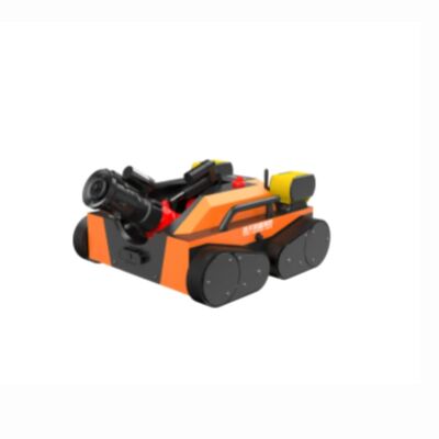 Portable Lithium Battery Powered Remote Control Fire Fighting Robot for Emergency Rescue