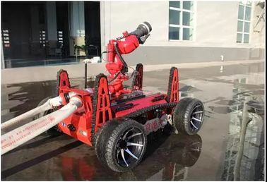 Robot gaśniczy Funkcja monitora: przełącznik trybu natrysku / strumienia, przełączanie kąta strzelania / pręta, funkcja swing